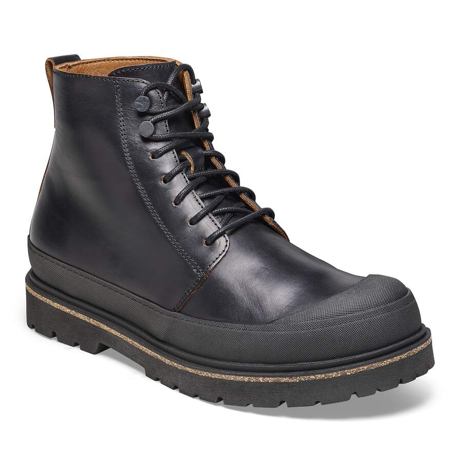 Prescott Waxy Leather - Black