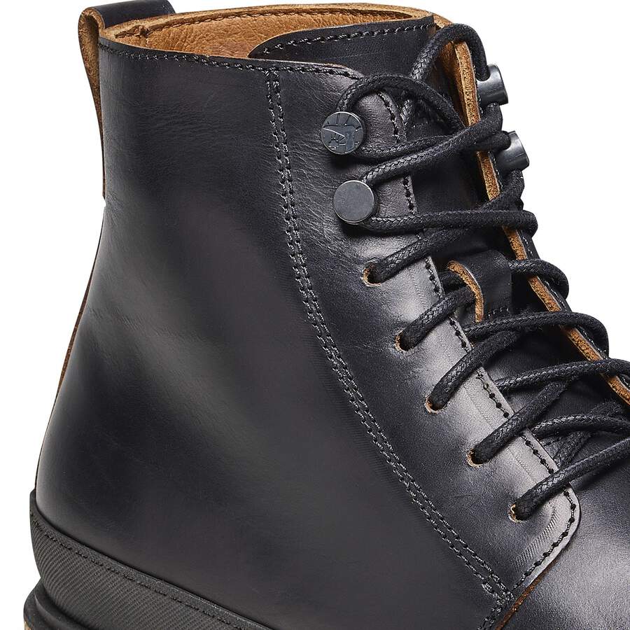 Prescott Waxy Leather - Black