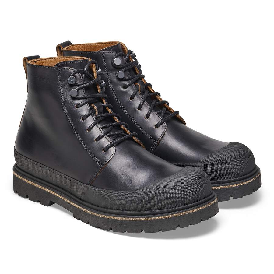 Prescott Waxy Leather - Black