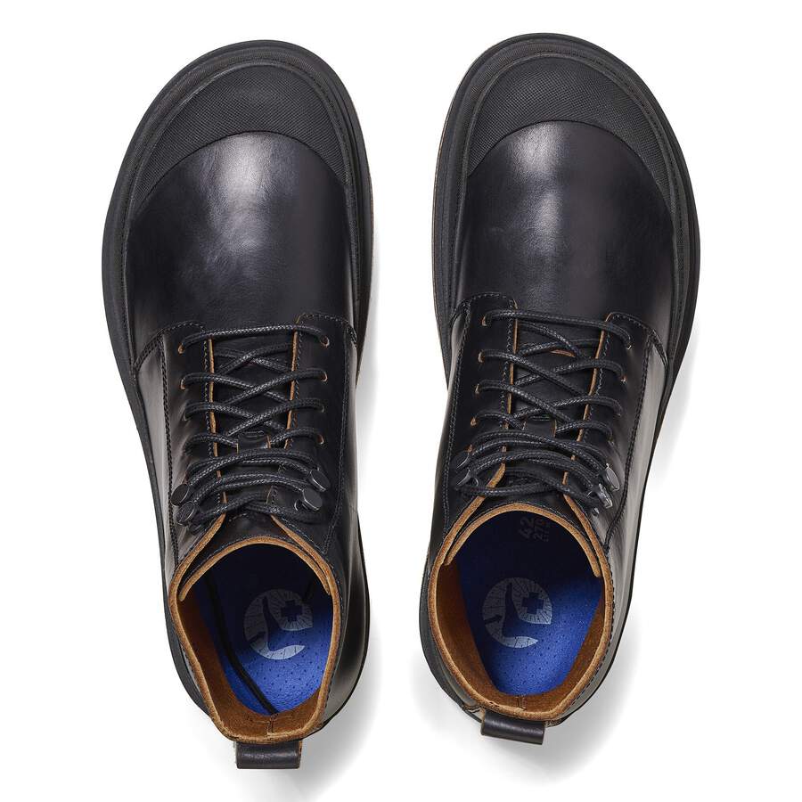 Prescott Waxy Leather - Black