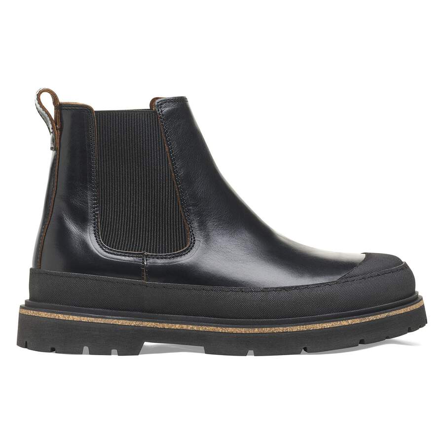 Prescott Slip On Men Waxy Leather - Black