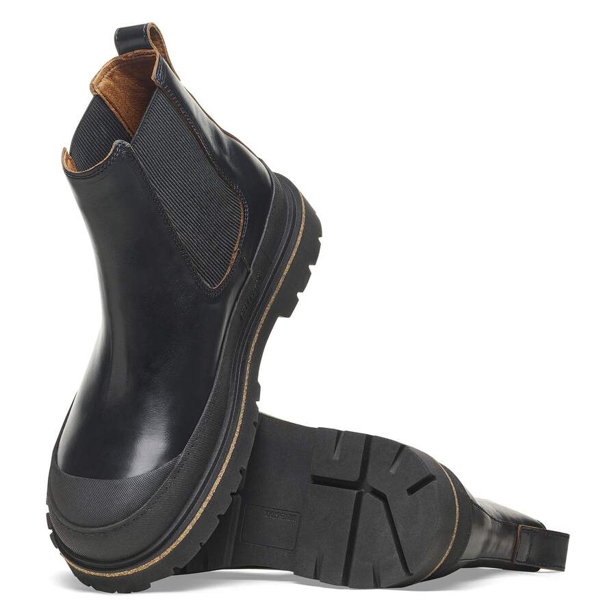 Prescott Slip On Men Waxy Leather - Black