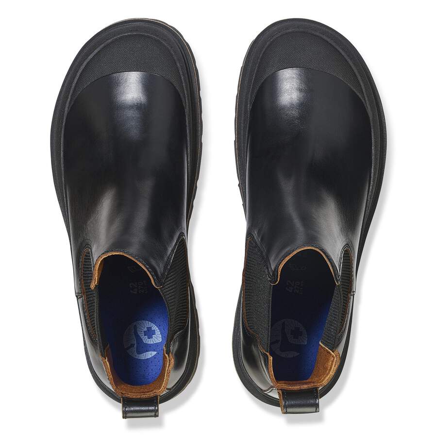 Prescott Slip On Men Waxy Leather - Black