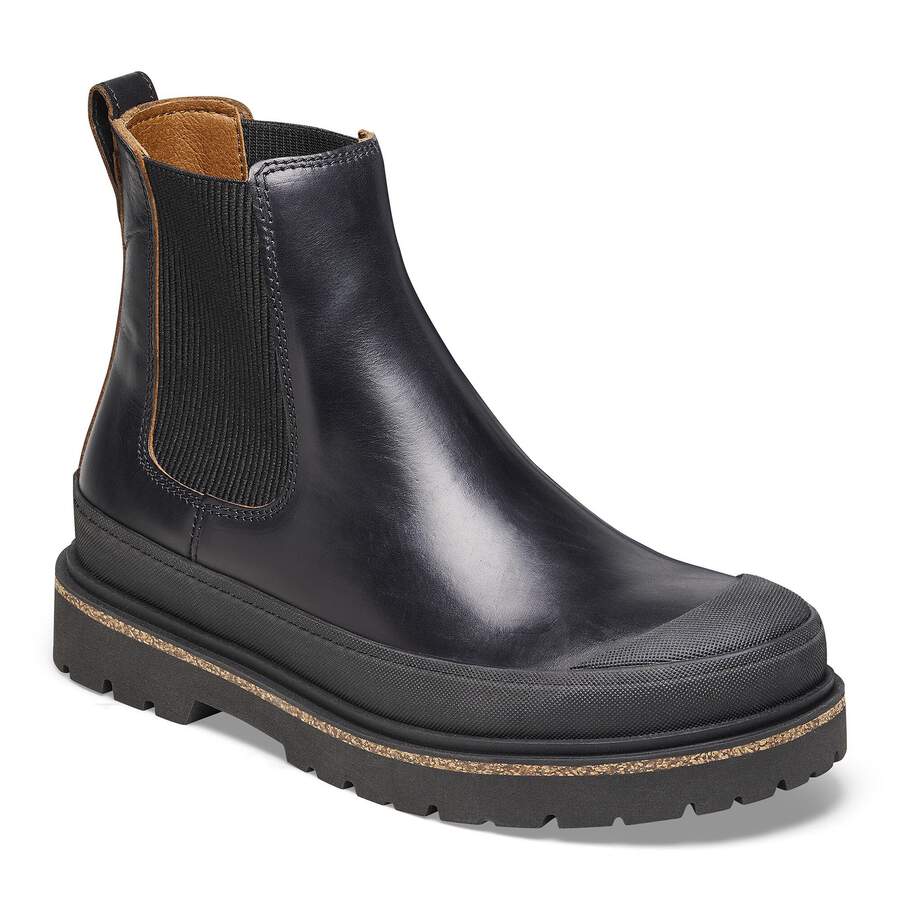 Prescott Slip On Women Waxy Leather - Black