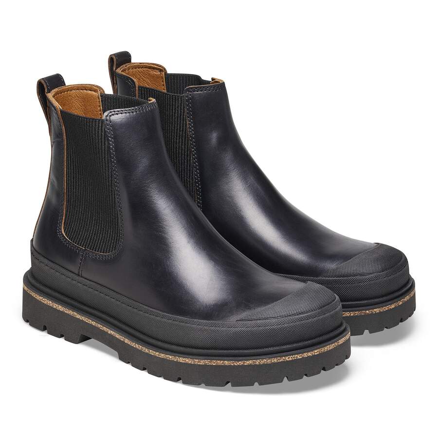 Prescott Slip On Women Waxy Leather - Black