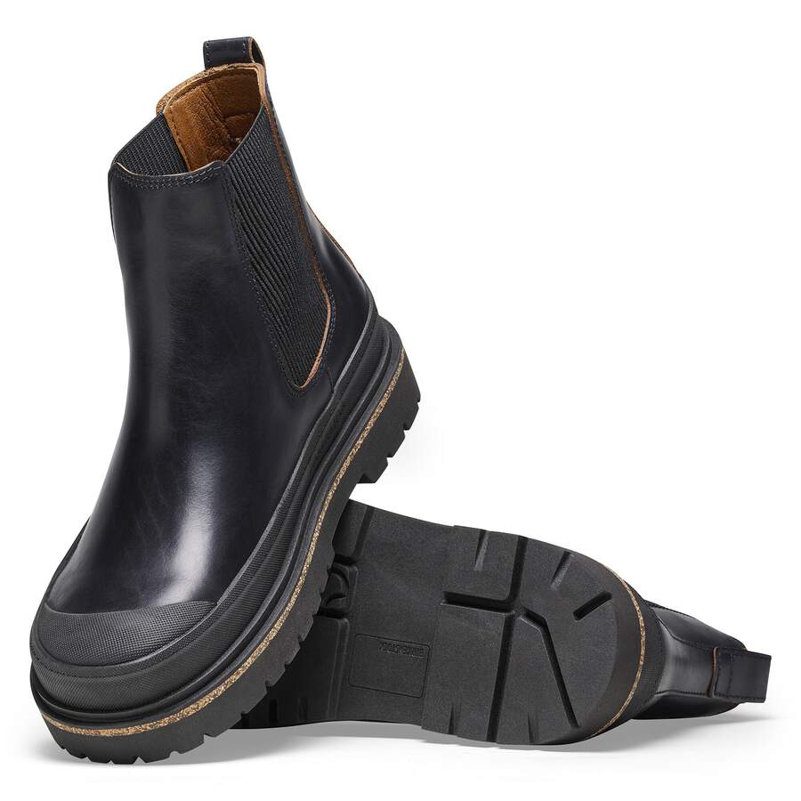 Prescott Slip On Women Waxy Leather - Black