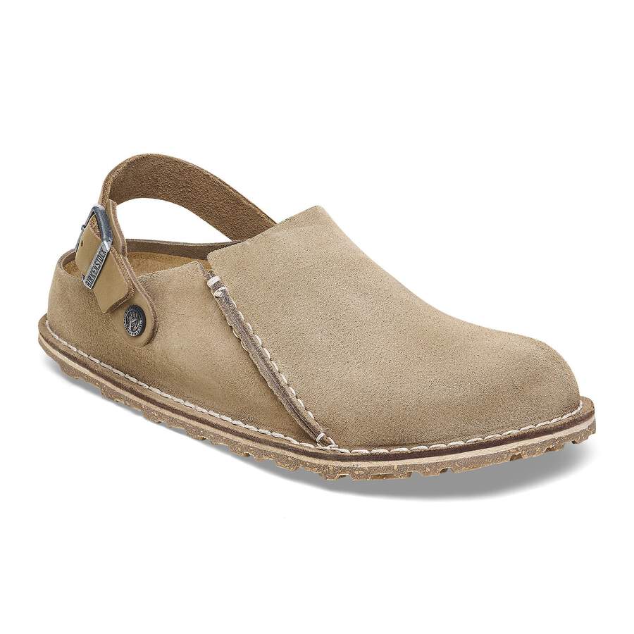 Lutry Premium Suede Leather - Gray Taupe
