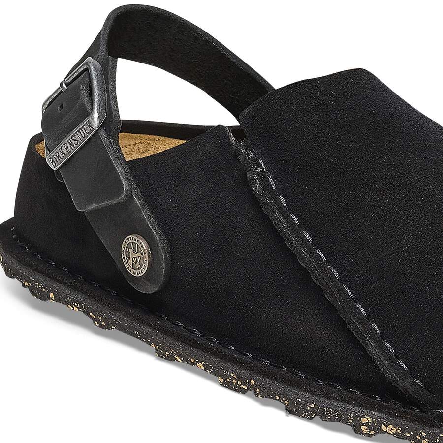 Lutry Premium Suede Leather - Black