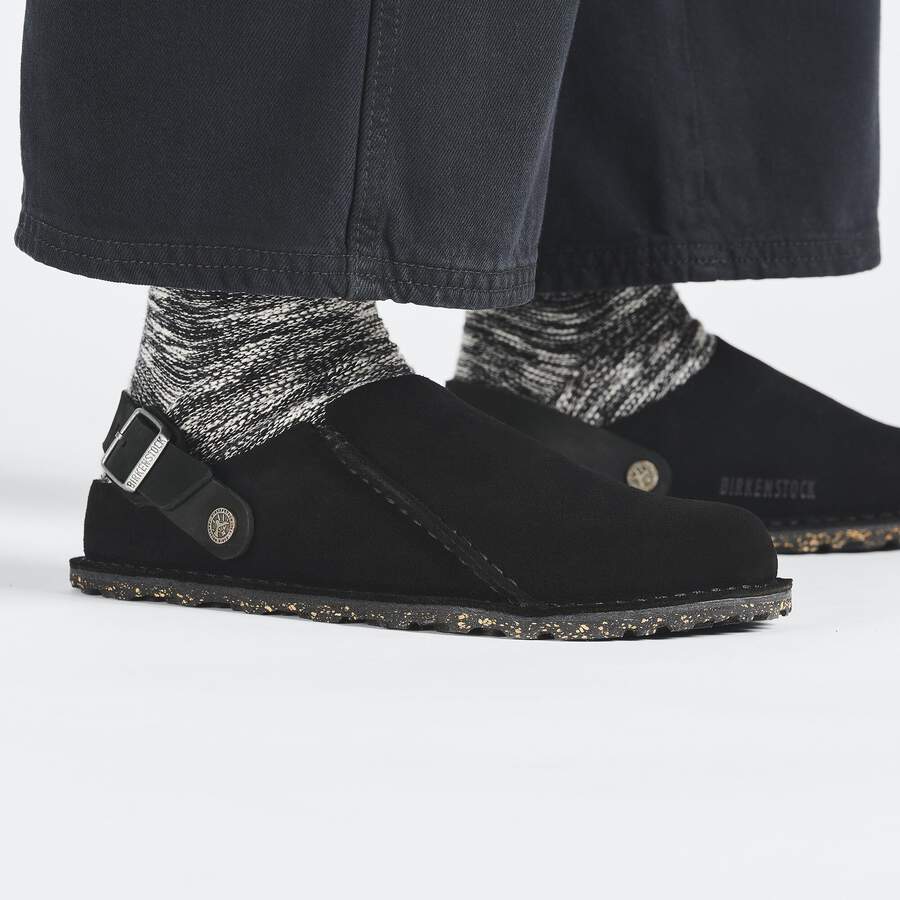 Lutry Premium Suede Leather - Black