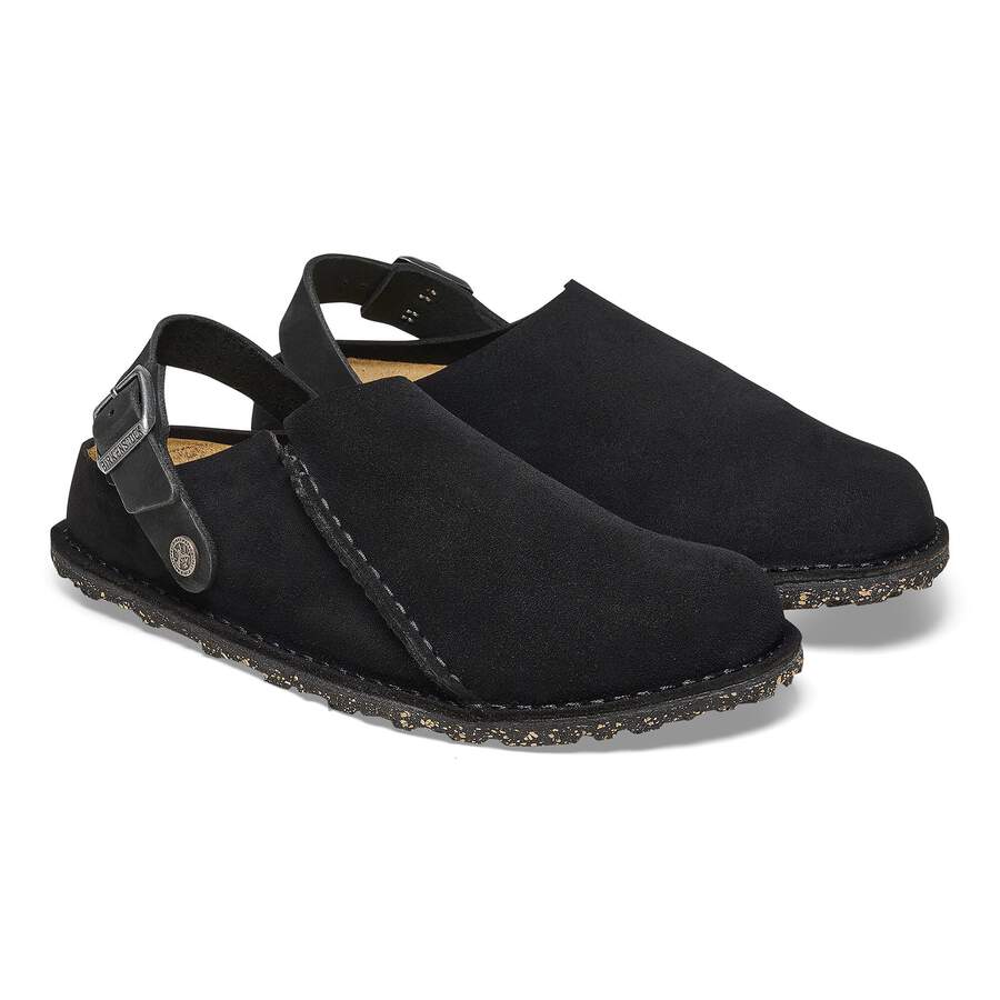 Lutry Premium Suede Leather - Black