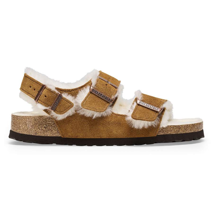 Milano Shearling Suede Leather/Fur - Mink