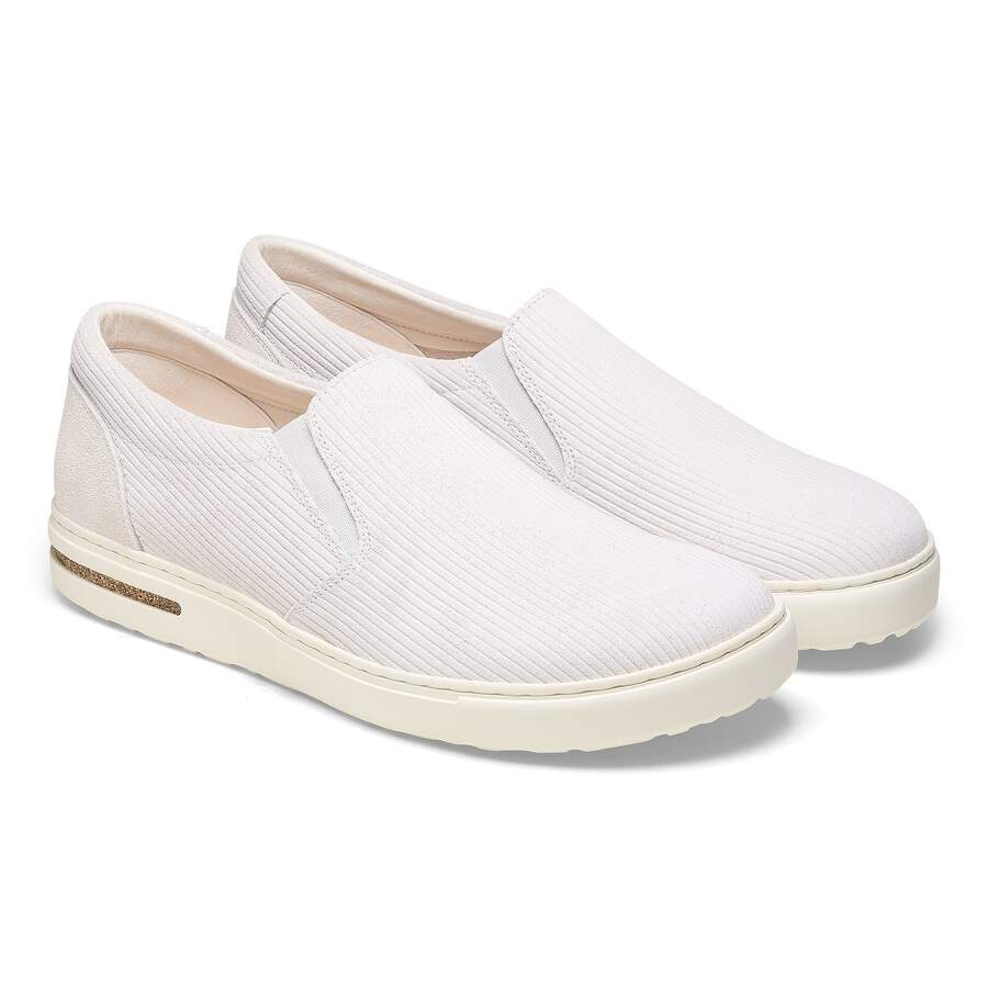Oswego Suede Leather - Antique White
