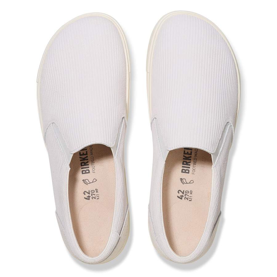 Oswego Suede Leather - Antique White