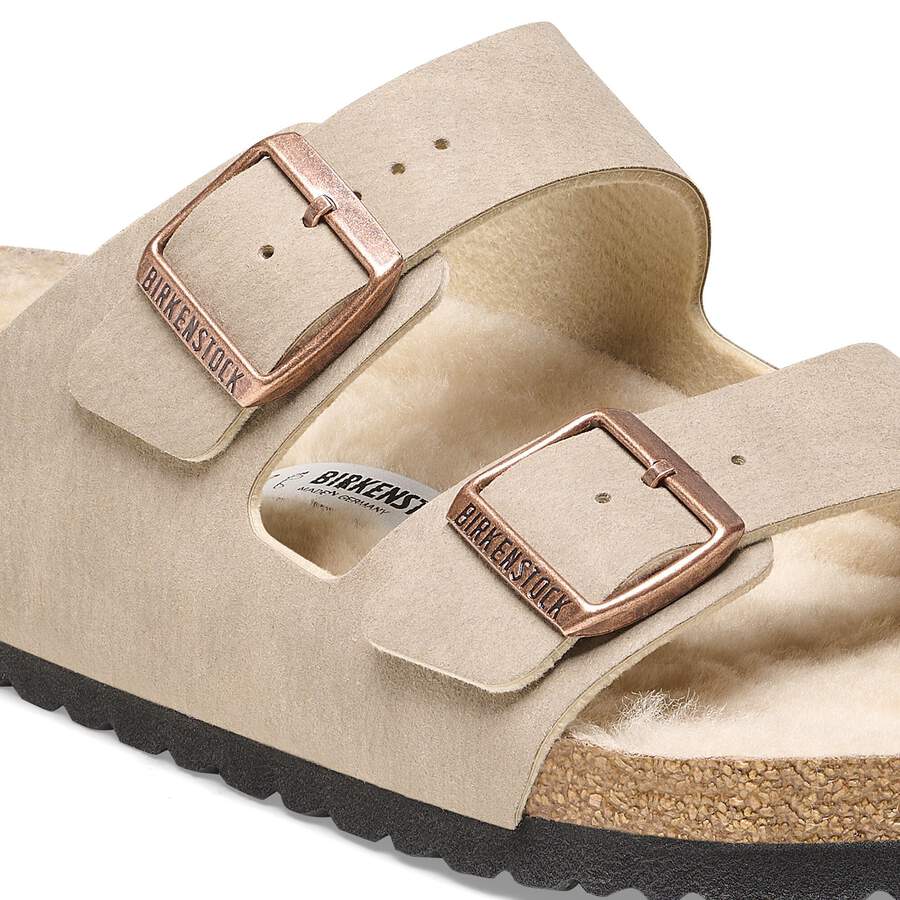 Arizona Shearling Synthetics - Desert Dust Gray Taupe