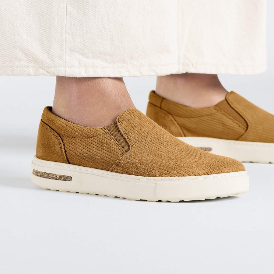 Oswego Suede Leather - Cork Brown