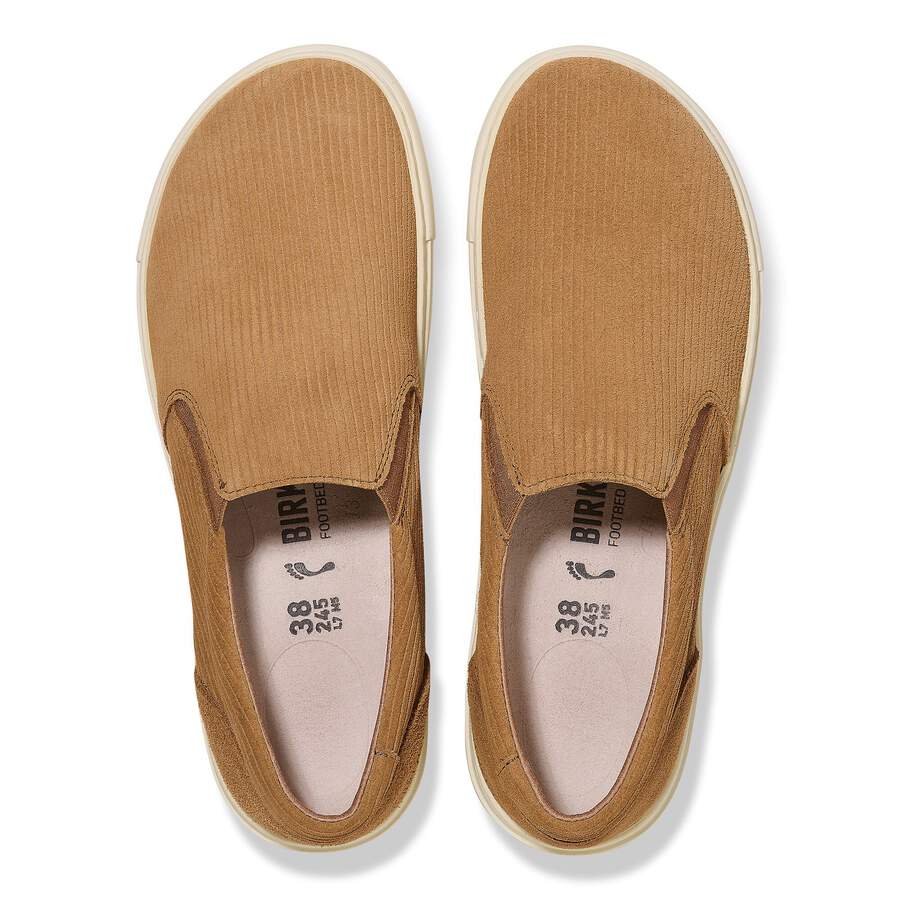 Oswego Suede Leather - Cork Brown
