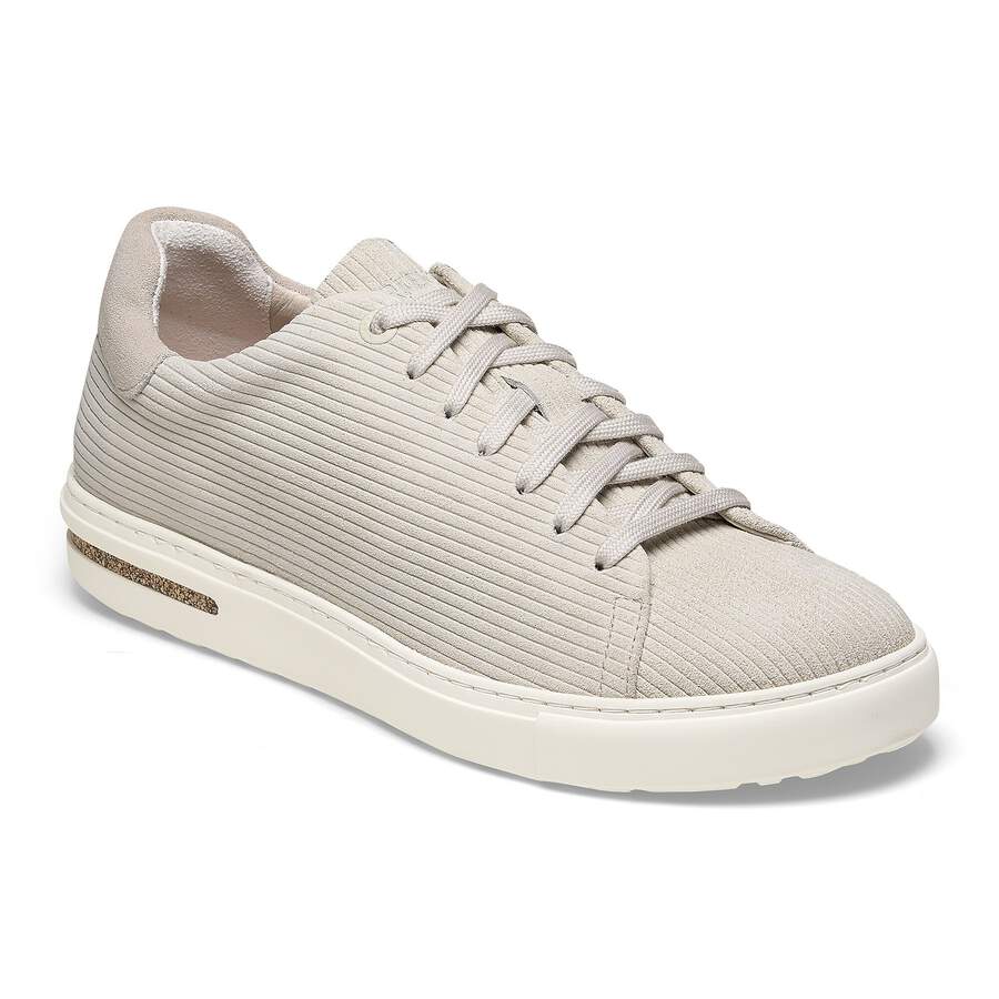 Bend Low Suede Leather Embossed - Corduroy Antique White