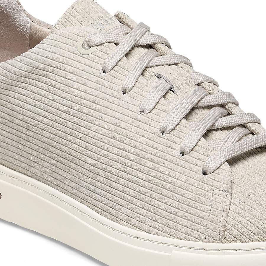 Bend Low Suede Leather Embossed - Corduroy Antique White