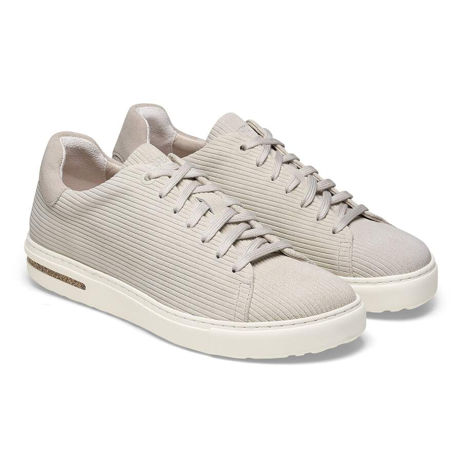 Bend Low Suede Leather Embossed - Corduroy Antique White