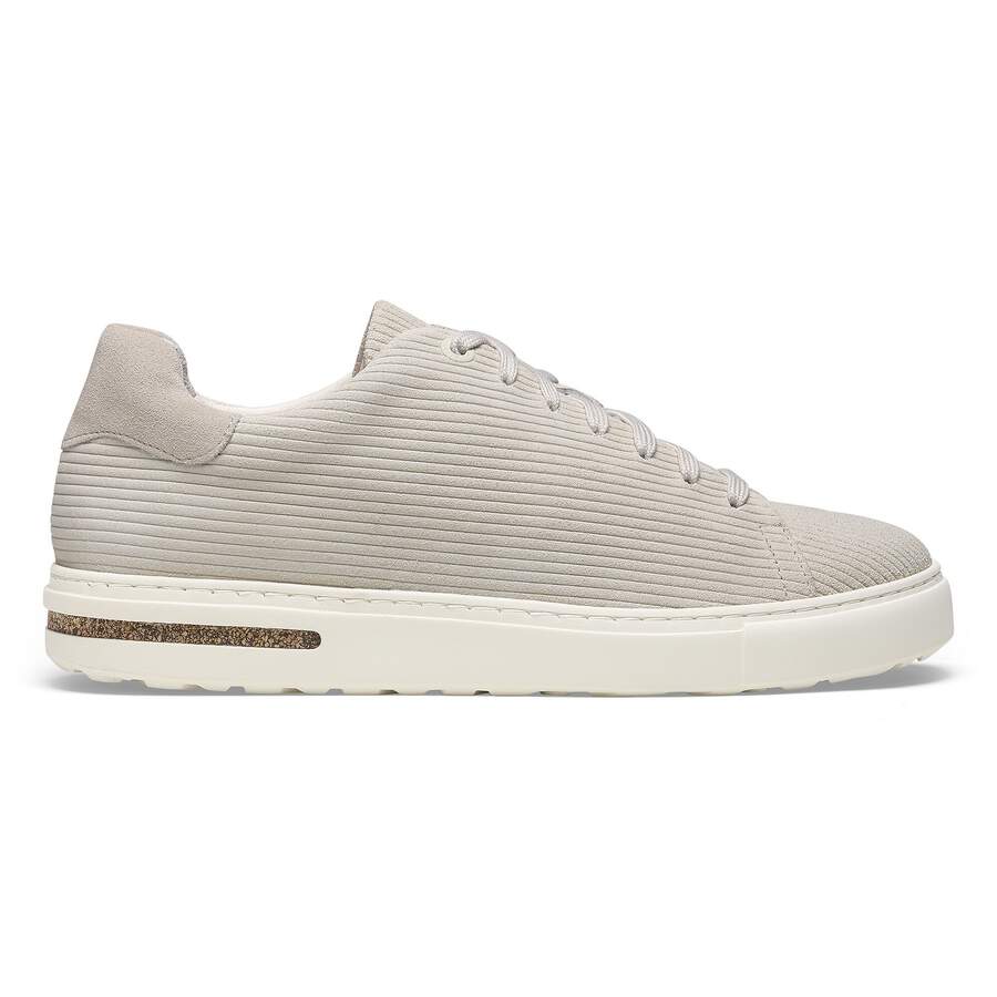 Bend Low Suede Leather Embossed - Corduroy Antique White