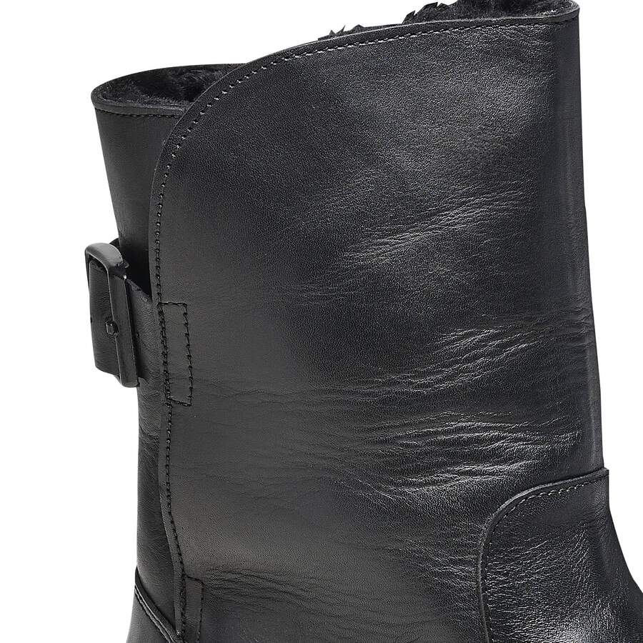 Uppsala Shearling Natural Leather - Black