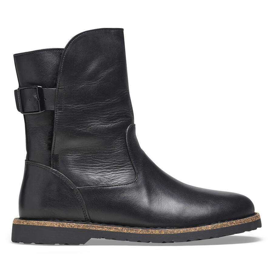 Uppsala Shearling Natural Leather - Black