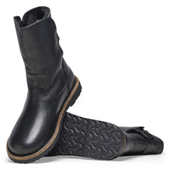 Uppsala Shearling Natural Leather - Black