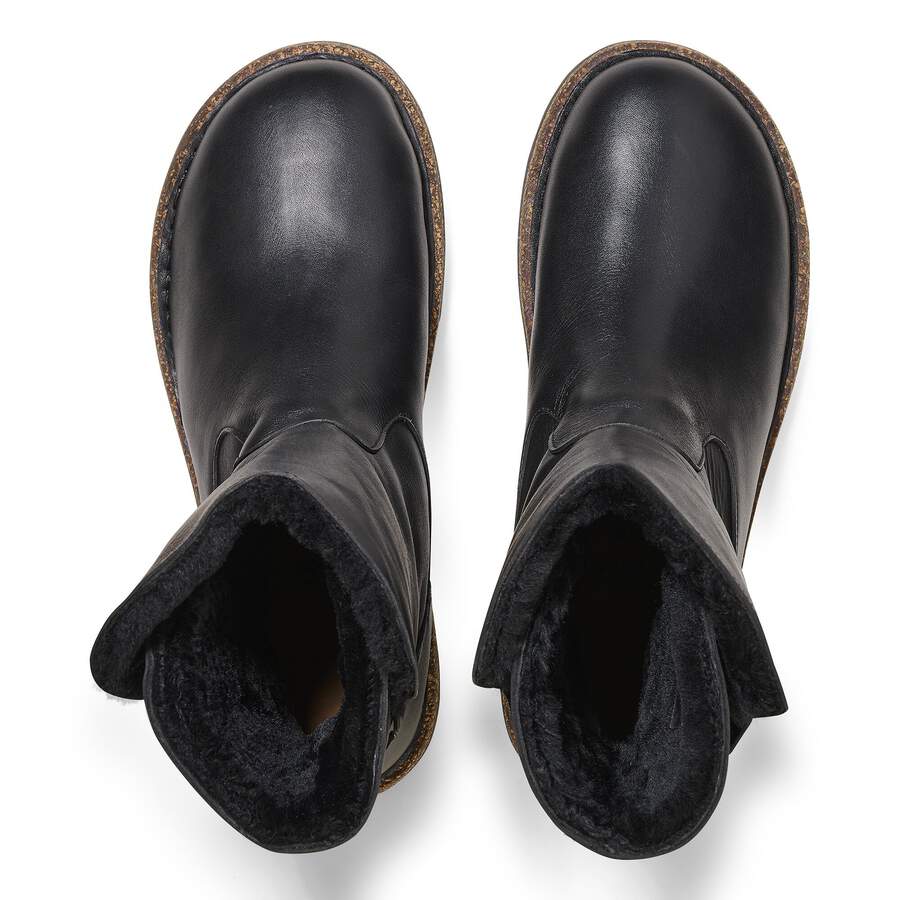 Uppsala Shearling Natural Leather - Black