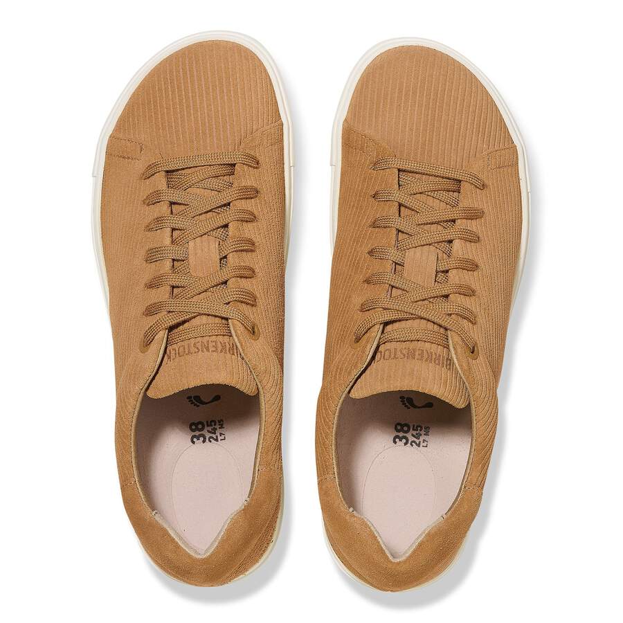 Bend Low Suede Leather Embossed - Corduroy Cork Brown
