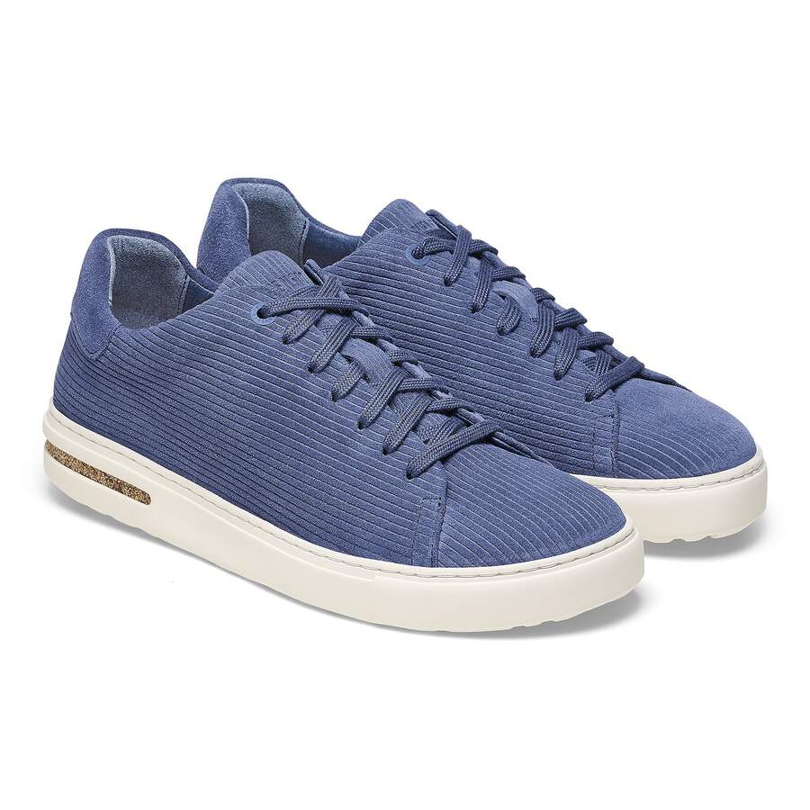 Bend Low Suede Leather Embossed - Corduroy Indigo