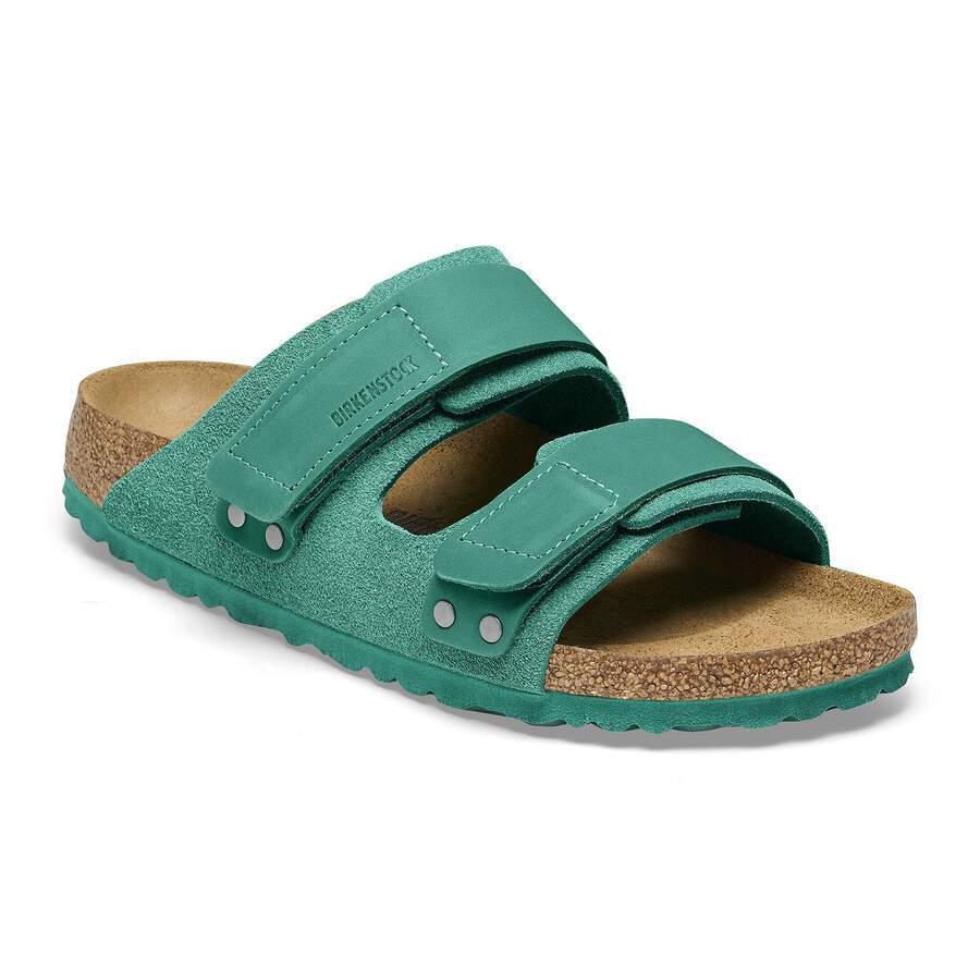 Uji Nubuck Leather/Suede - Digital Green