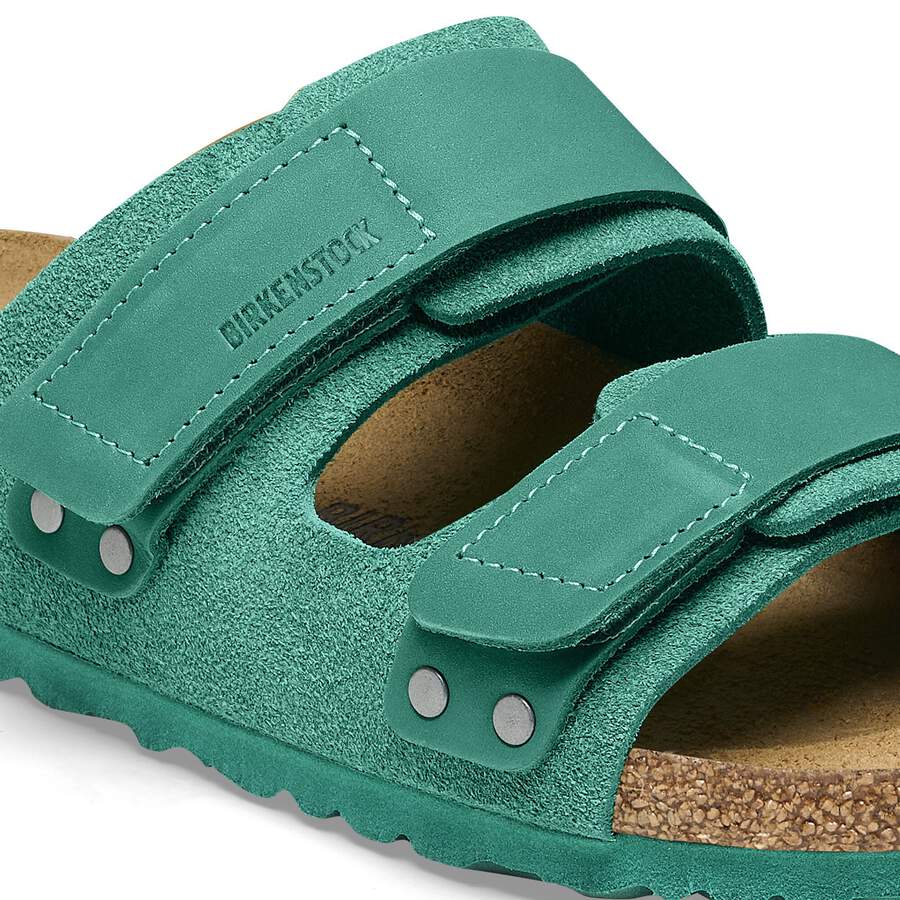 Uji Nubuck Leather/Suede - Digital Green