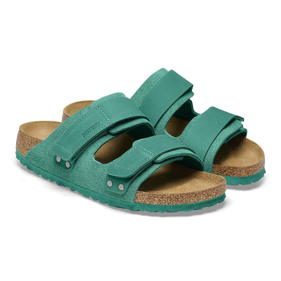 Uji Nubuck Leather/Suede - Digital Green