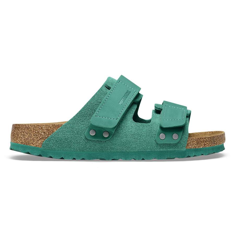 Uji Nubuck Leather/Suede - Digital Green