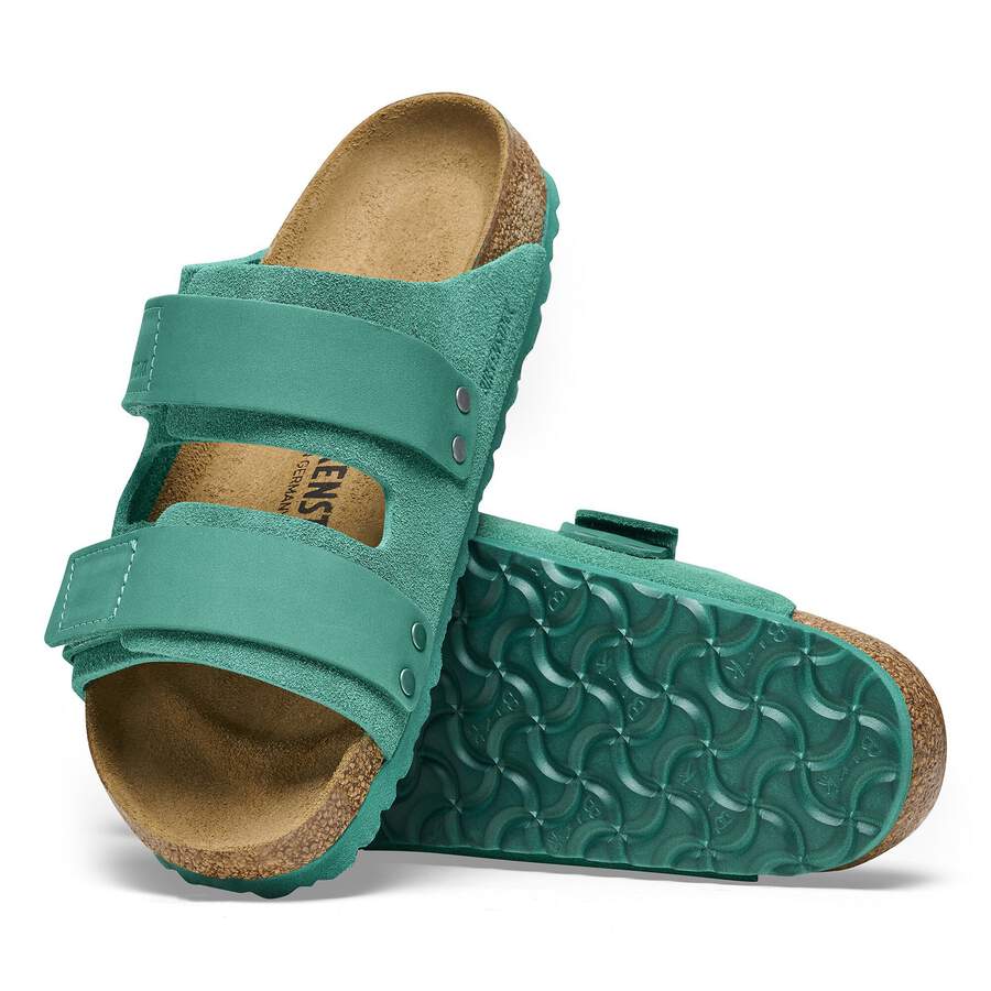 Uji Nubuck Leather/Suede - Digital Green