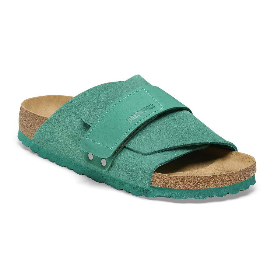 Kyoto Nubuck Leather/Suede - Digital Green