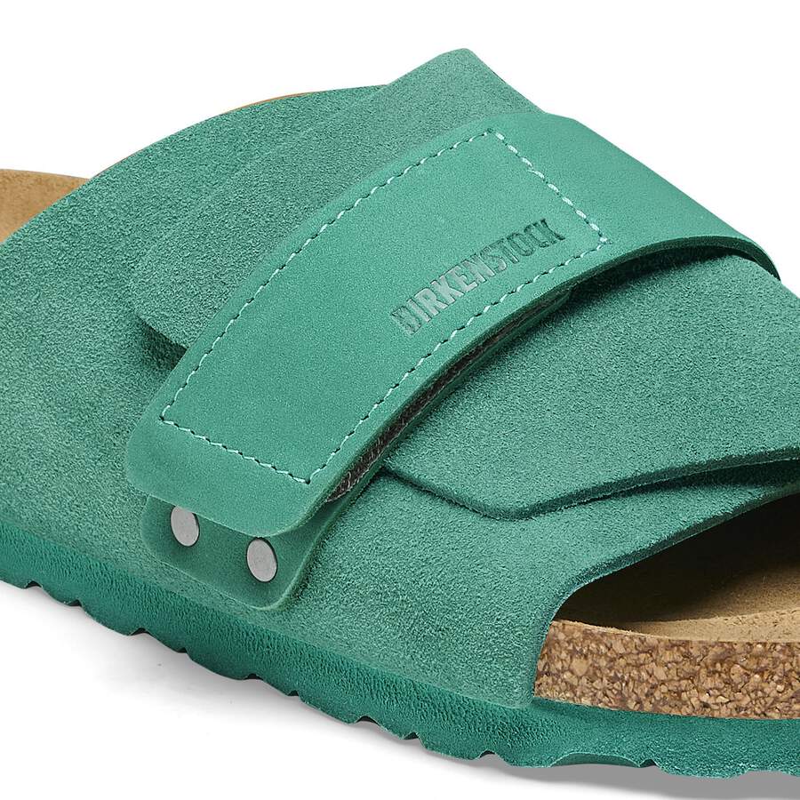 Kyoto Nubuck Leather/Suede - Digital Green