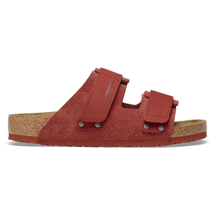 Uji Nubuck Leather/Suede - Sienna Red