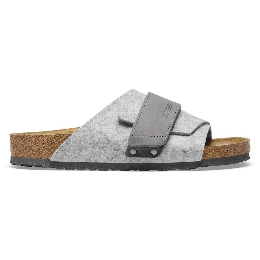 Kyoto Leather/Textile/Felt - Light Gray