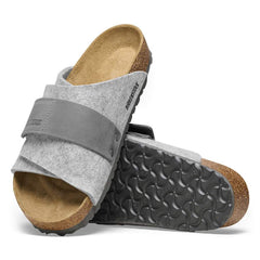 Kyoto Leather/Textile/Felt - Light Gray
