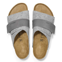 Kyoto Leather/Textile/Felt - Light Gray