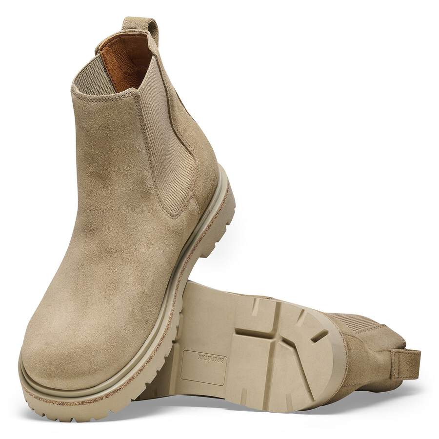 Highwood Slip On Men Suede Leather - Taupe