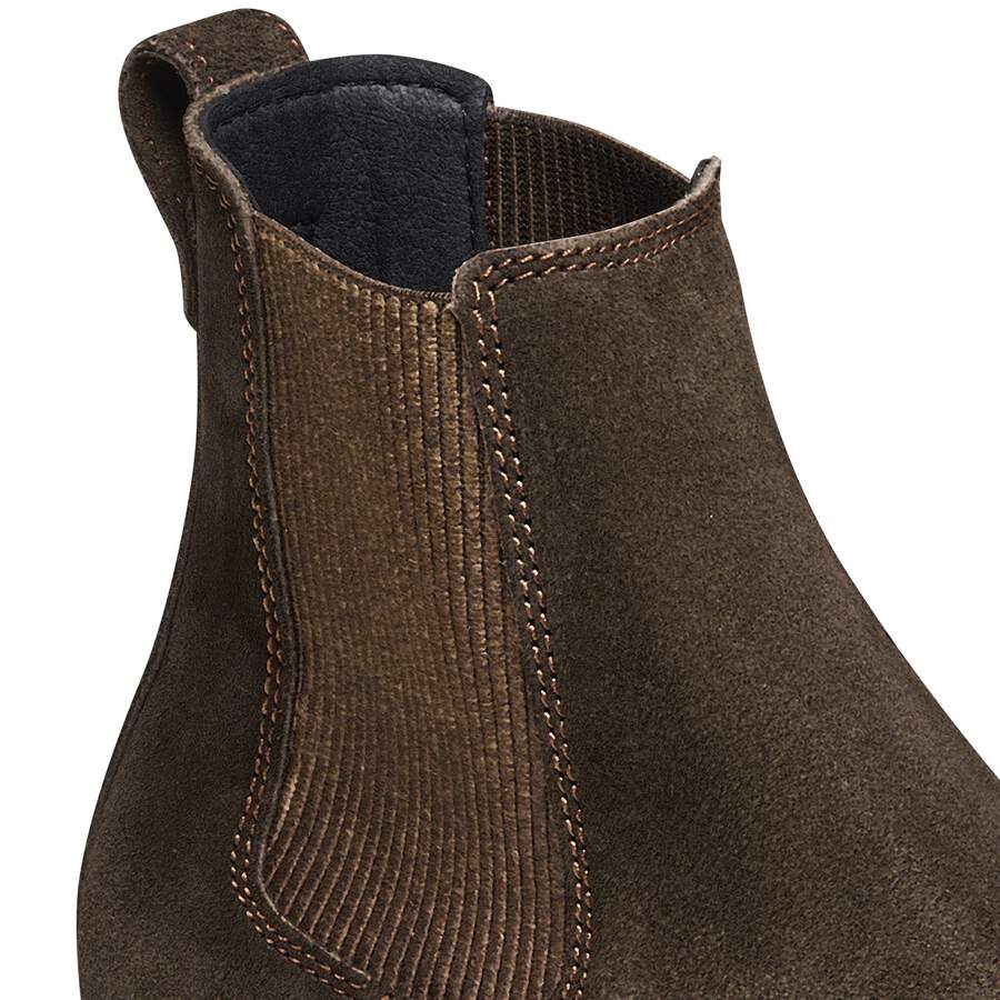 Highwood Slip On Women Suede Leather - Mocha