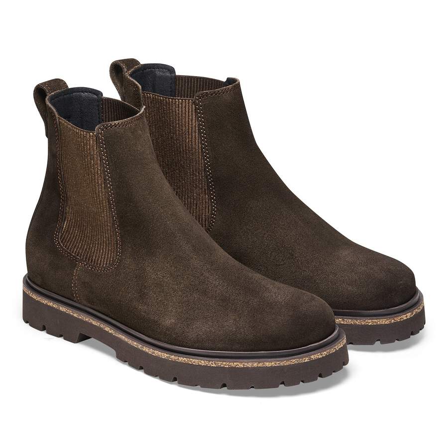 Highwood Slip On Women Suede Leather - Mocha