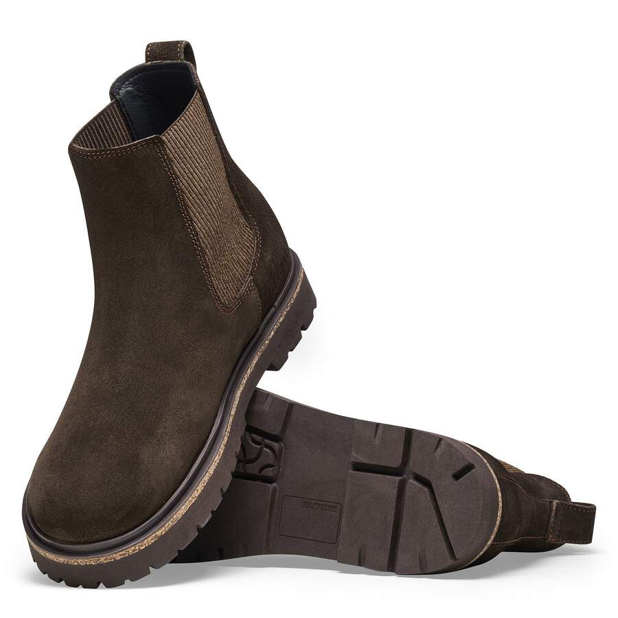 Highwood Slip On Women Suede Leather - Mocha