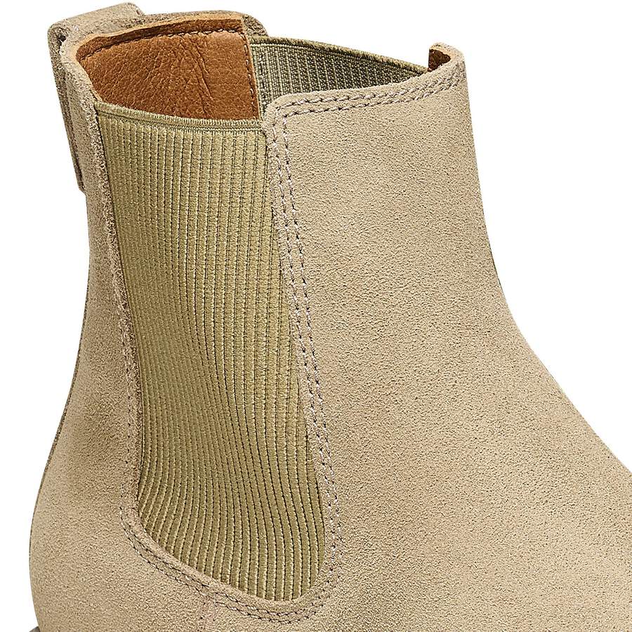 Highwood Slip On Women Suede Leather - Taupe