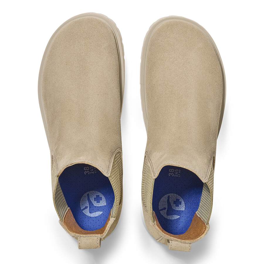 Highwood Slip On Women Suede Leather - Taupe