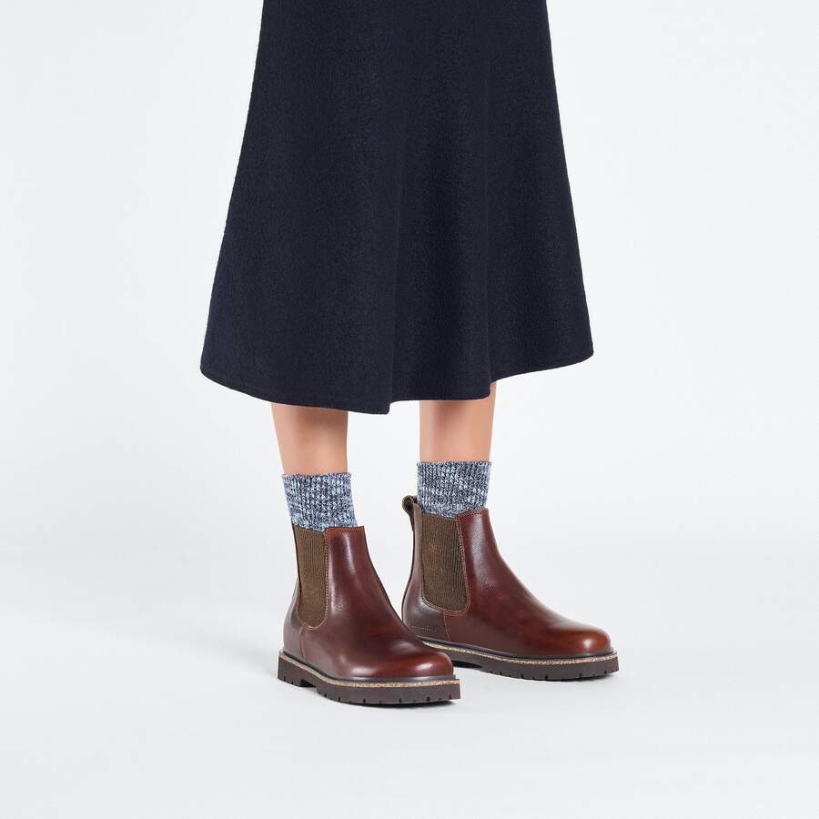 Highwood Slip On Women Natural Leather - Chocolate