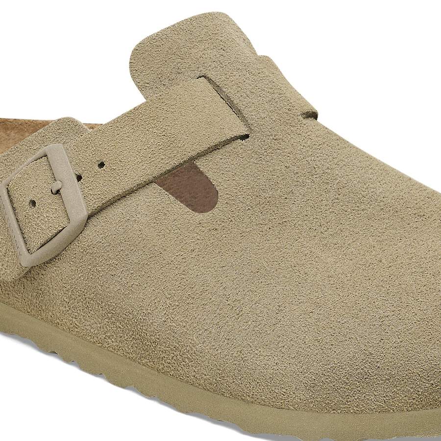 Boston Suede Leather - Faded Khaki