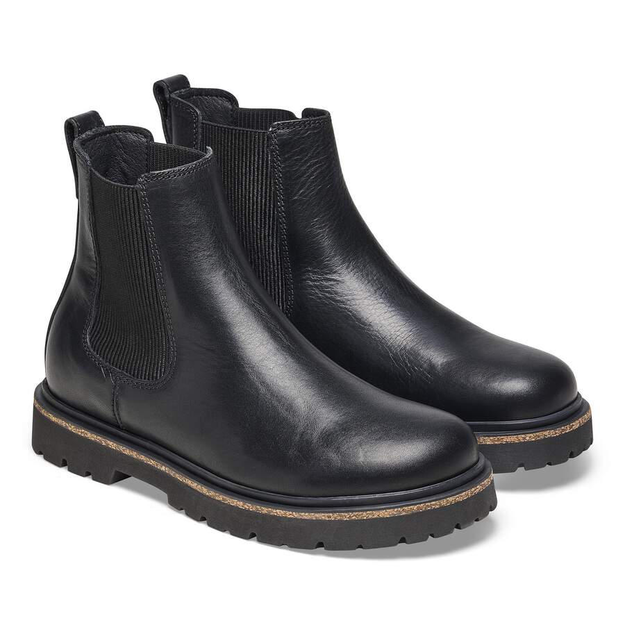 Highwood Slip On Women Natural Leather - Black